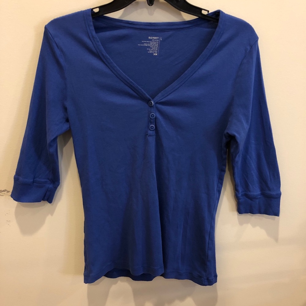 Old Navy Blue Shirt with Buttons
